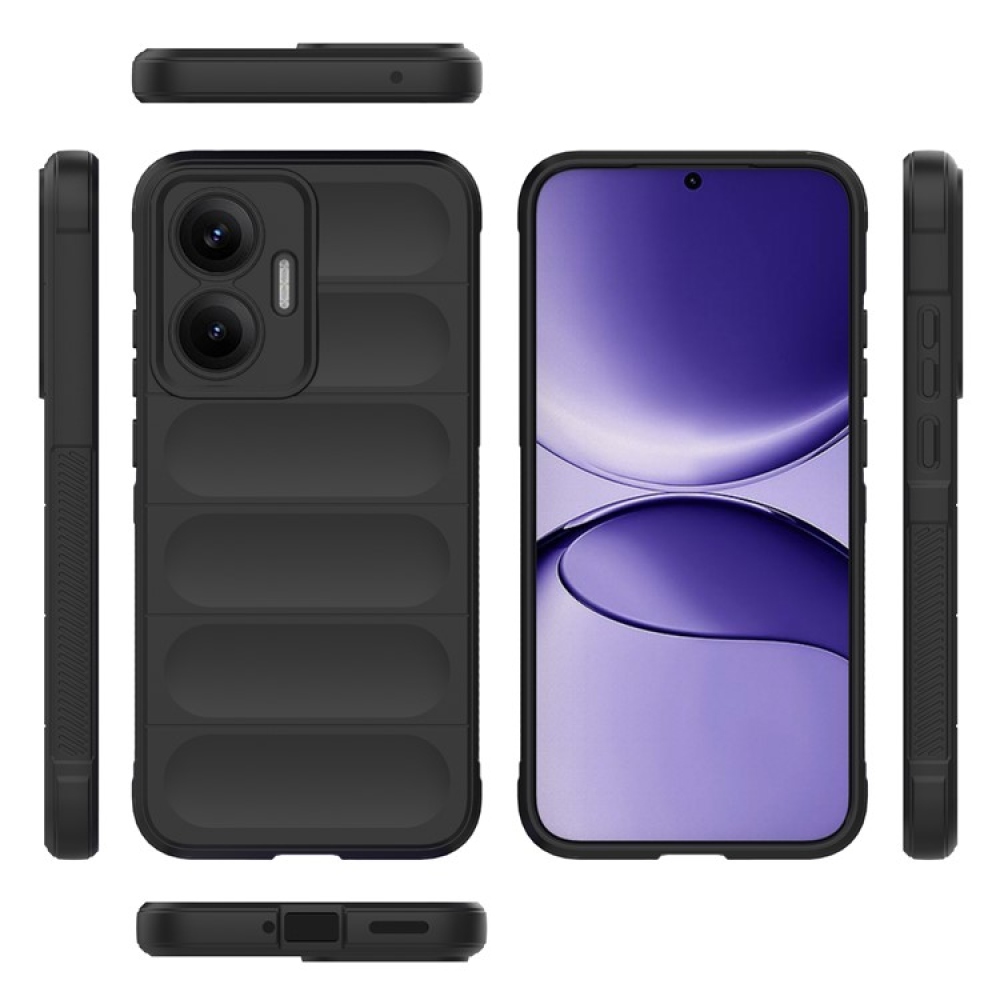 Rugg odolný gélový obal na Xiaomi Poco F7 5G - čierny