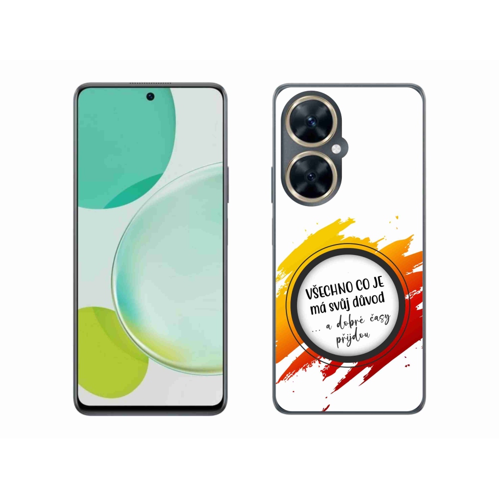 Gélový kryt mmCase na Huawei Nova 11i - citát 3 biele pozadie