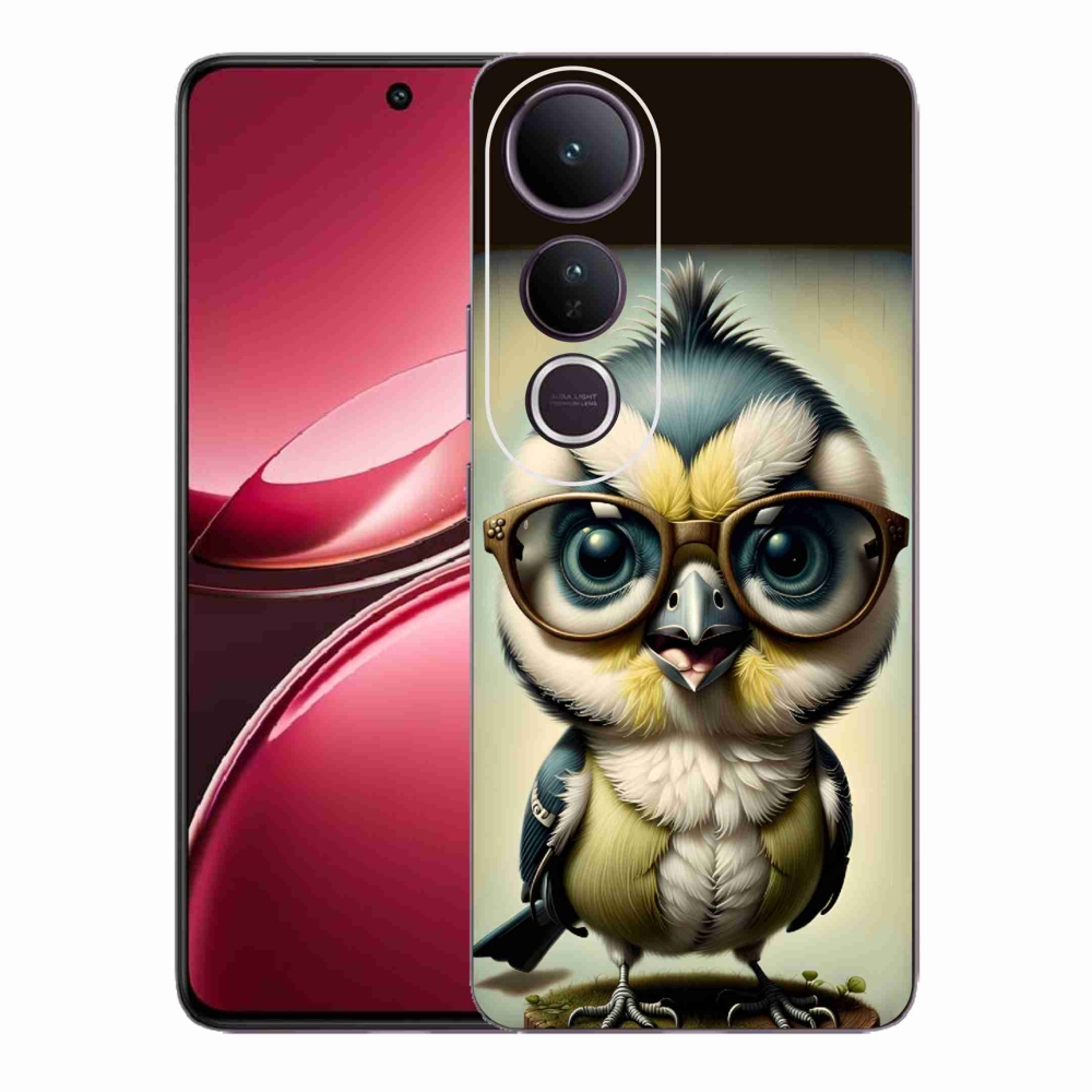 Gélový kryt mmCase na Vivo V50 Lite 4G/5G - mláďa s okuliarmi
