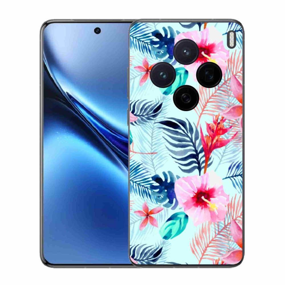 Gélový kryt mmCase na Vivo X200 5G - kvety