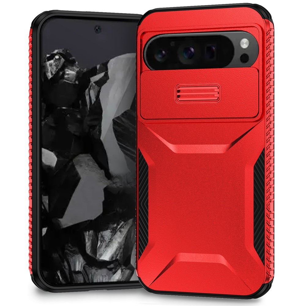Lid odolný kryt na Google Pixel 10 Pro XL - červený