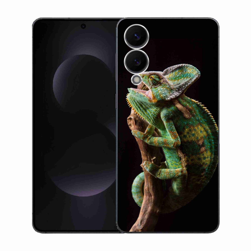 Gélový kryt mmCase na Samsung Galaxy S25 Edge - chameleón