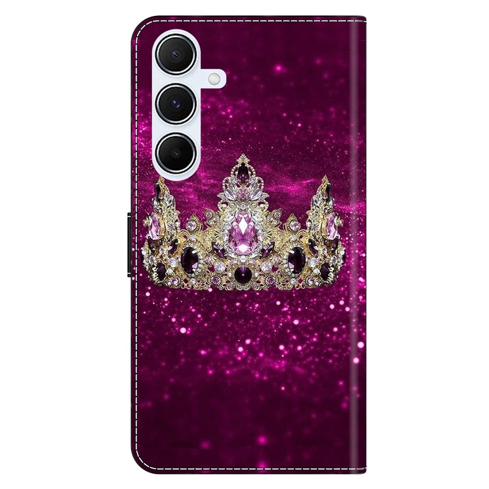 Firmly knižkové púzdro na Samsung Galaxy A17 5G/A26 5G - diamantová koruna