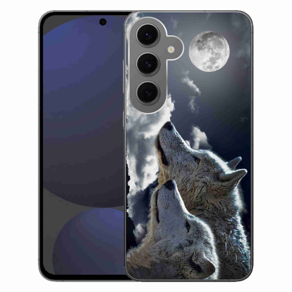 Gélový kryt mmCase na Samsung Galaxy S24 FE - vlci