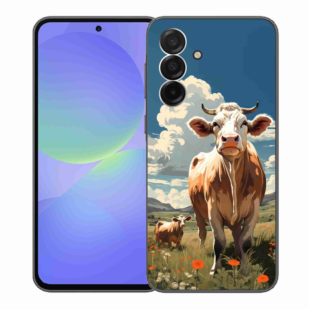 Gélový kryt mmCase na Samsung Galaxy A36 5G - kravy na lúke