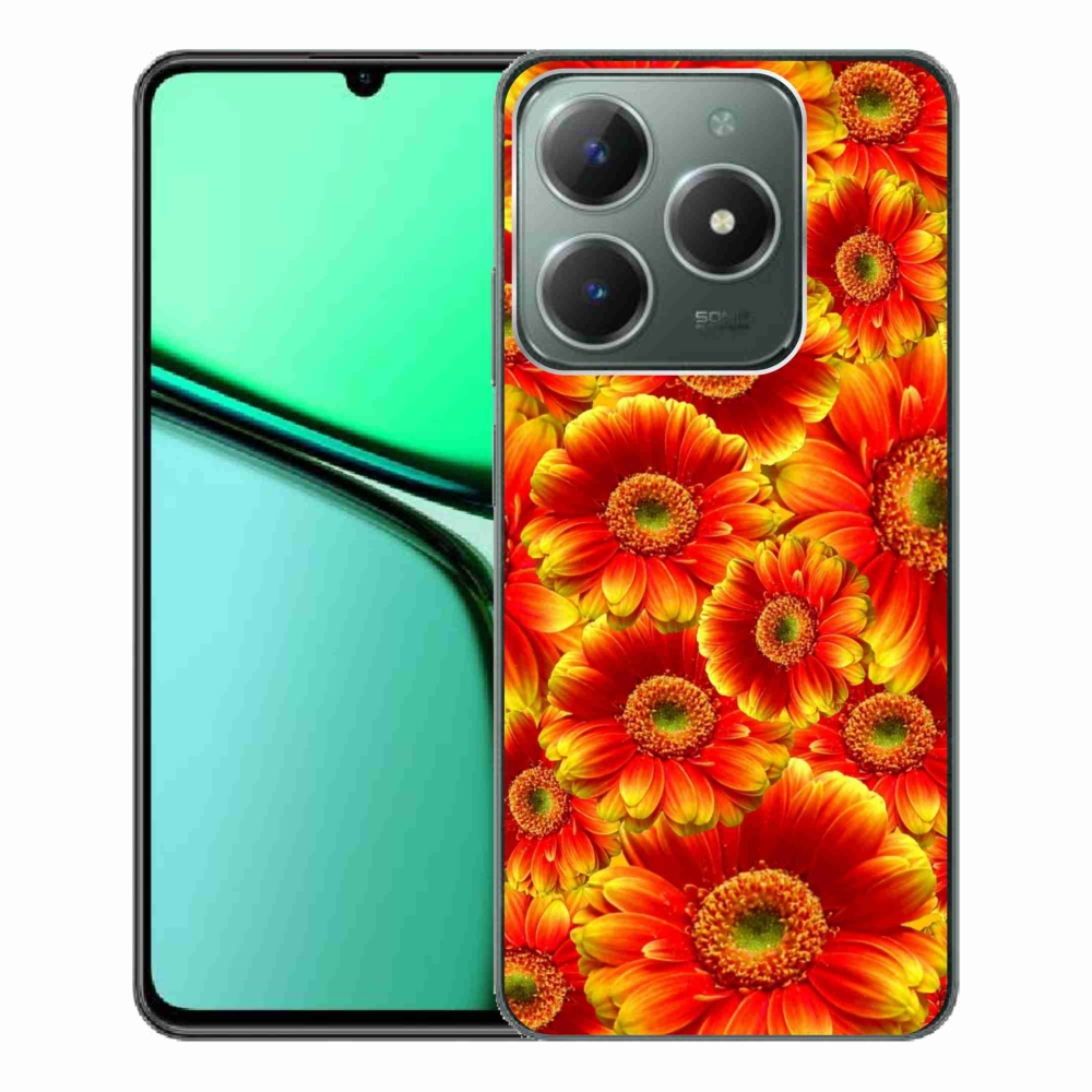 Gélový kryt mmCase na Realme C61 - gerbera 1