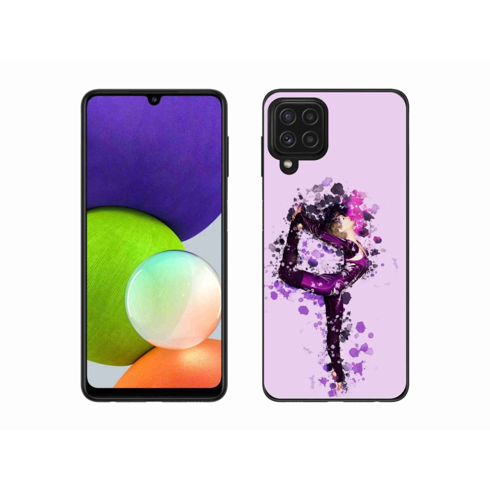 Gélový kryt mmCase na Samsung Galaxy A22 4G - baletka