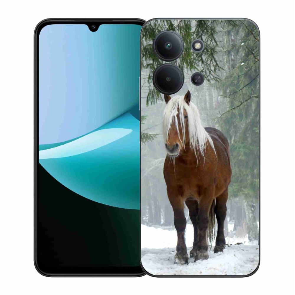 Gélový kryt mmCase na Xiaomi Redmi 15C 4G (171mm)/Poco C85 4G (171mm) - kôň v lese