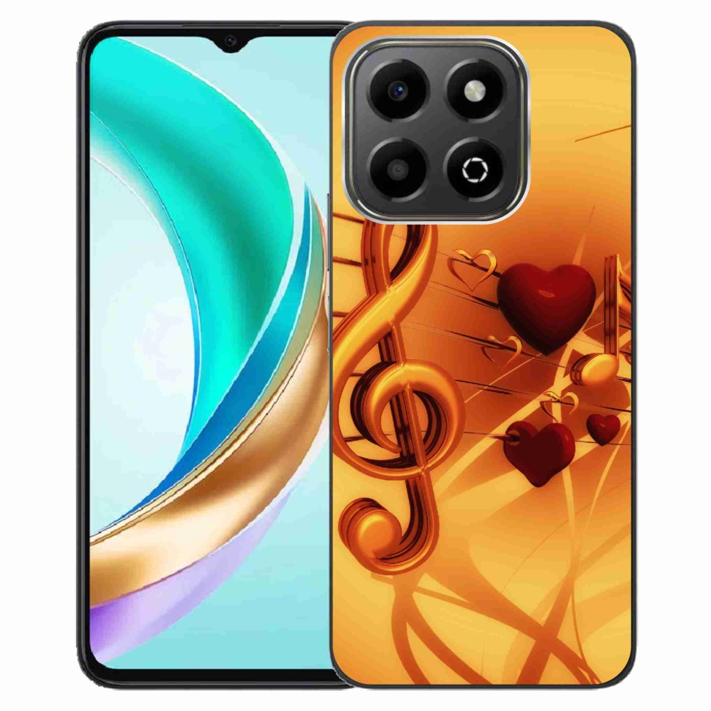 Gélový kryt mmCase na Honor X6b - noty