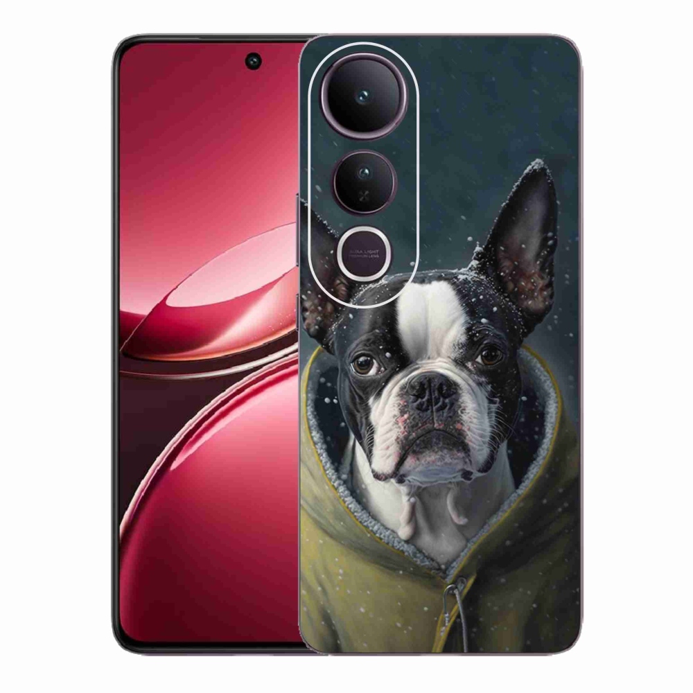 Gélový kryt mmCase na Vivo V50 Lite 4G/5G - buldoček