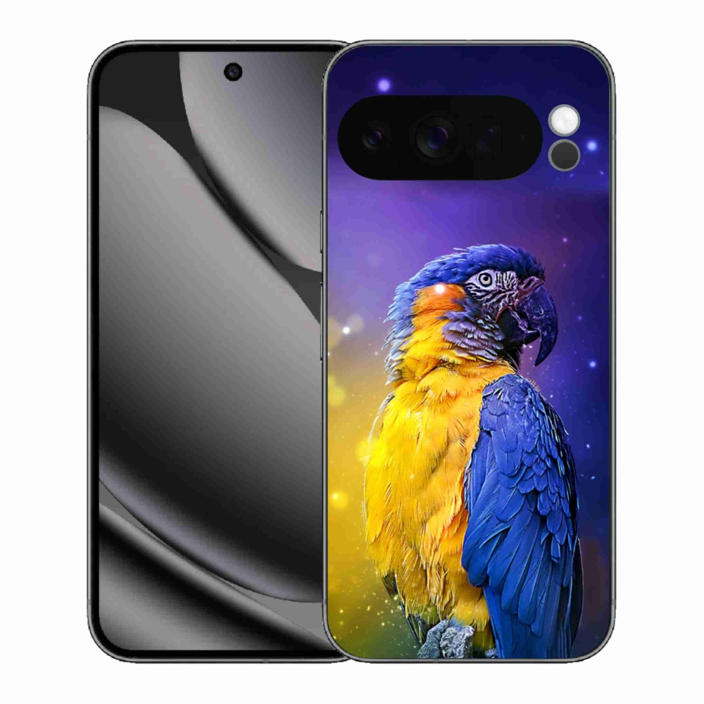 Gélový kryt mmCase na Google Pixel 10 Pro XL - papagáj ara 1