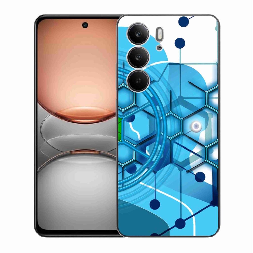 Gélový kryt mmCase na Realme C75 - abstraktný vzor 2