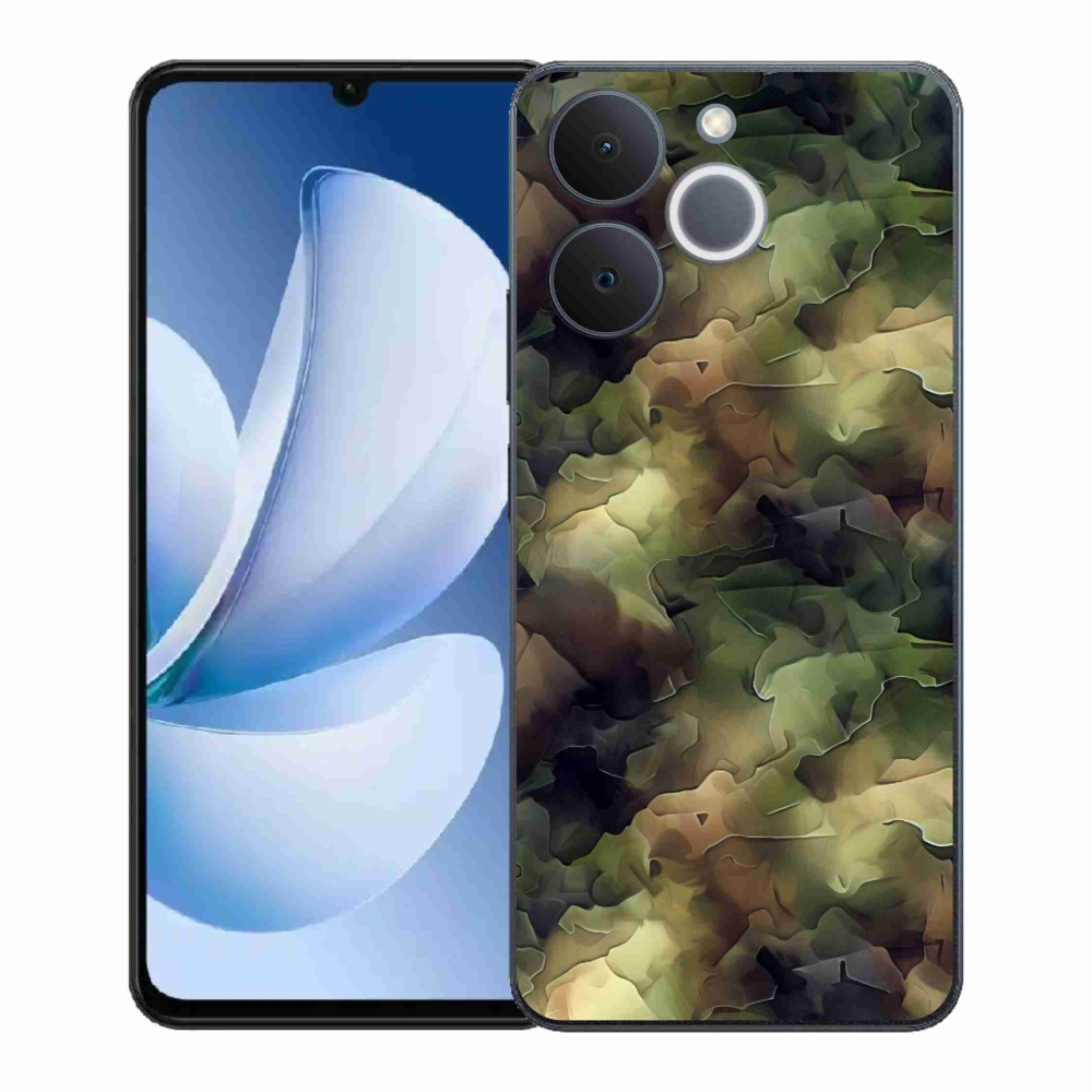 Gélový kryt mmCase na Realme Note 70T - maskáčový vzor 10