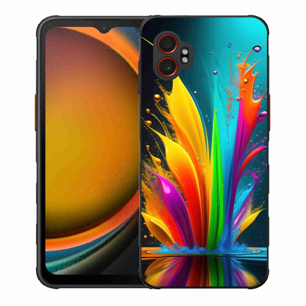 Gélový kryt mmCase na Samsung Galaxy Xcover 7 Pro - abstraktný motív 1