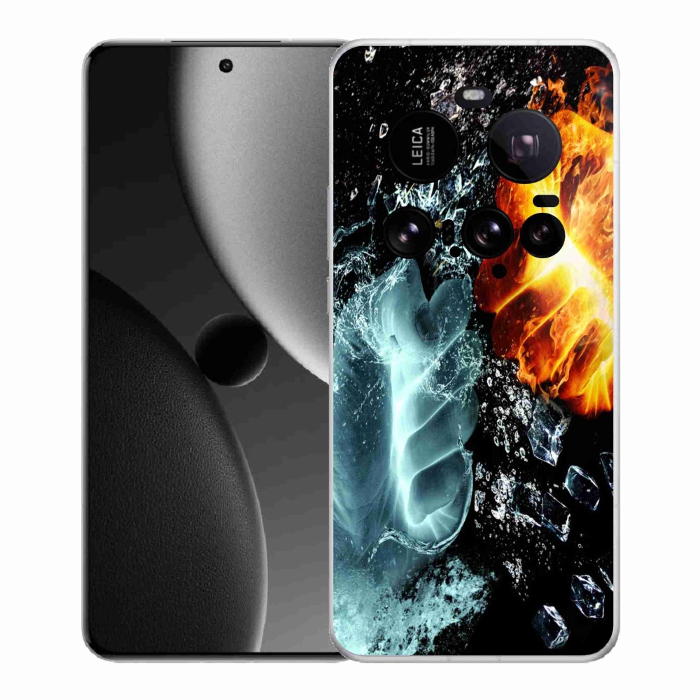 Gélový kryt mmCase na Xiaomi 15 Ultra - voda a oheň