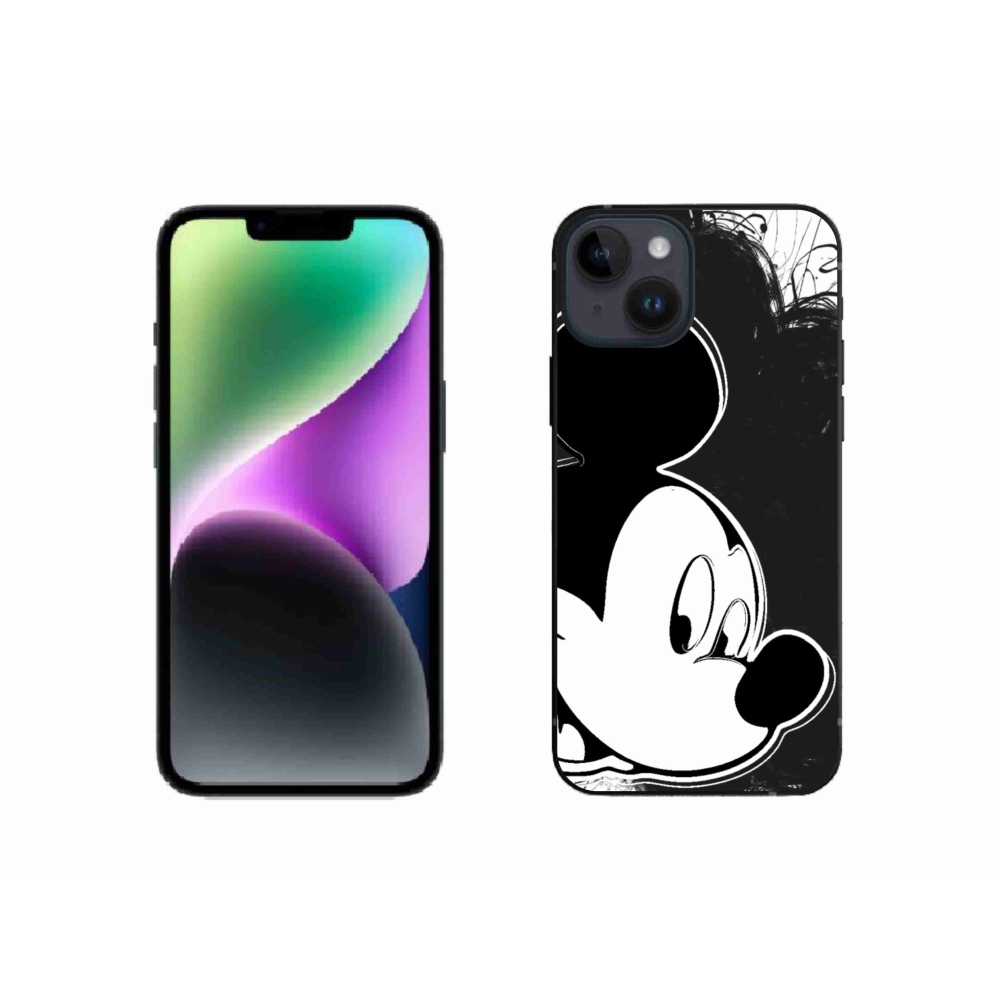 Gélový kryt mmCase na iPhone 14 - mickey mouse 1