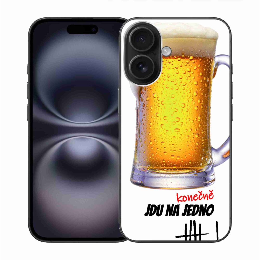 Gélový kryt mmCase na iPhone 16 - idem na jedno