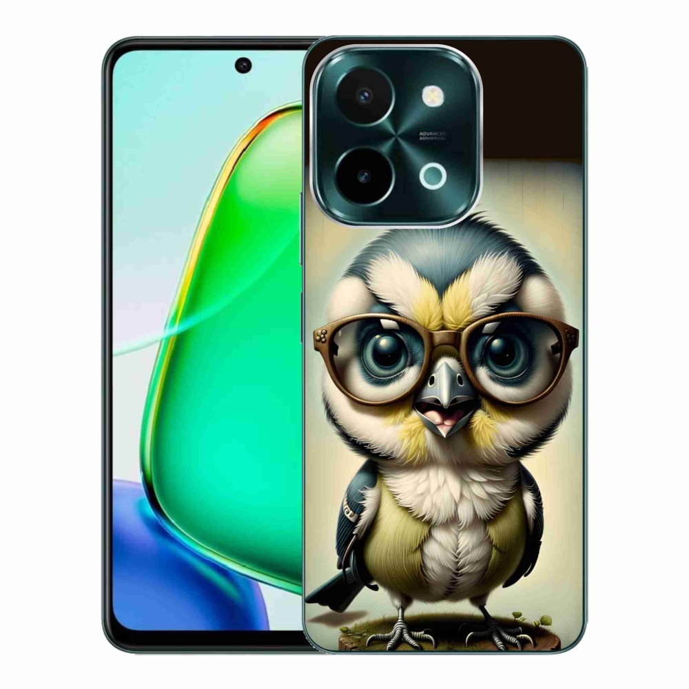 Gélový kryt mmCase na Vivo Y28 - mláďa s okuliarmi