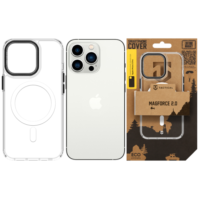 Tactical MagForce 2.0 – puzdro pre Apple iPhone 13 Pro, čierne