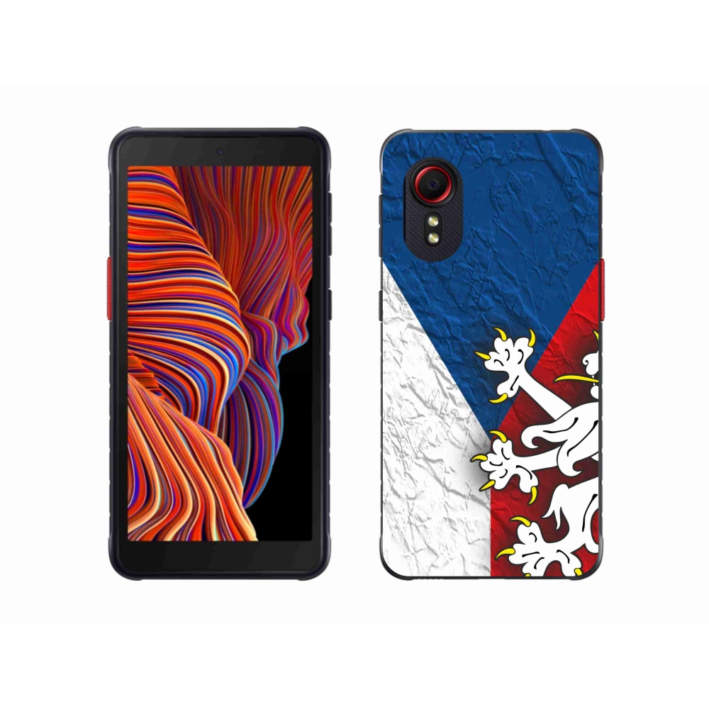 Gélový kryt mmCase na Samsung Galaxy Xcover 5 - česká vlajka 1