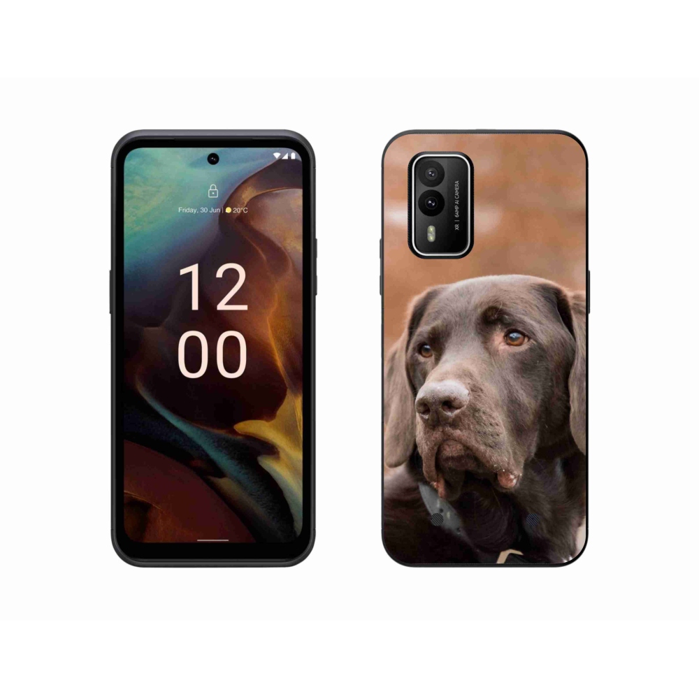 Gélový obal mmCase na Nokia XR21 - hnedý labrador