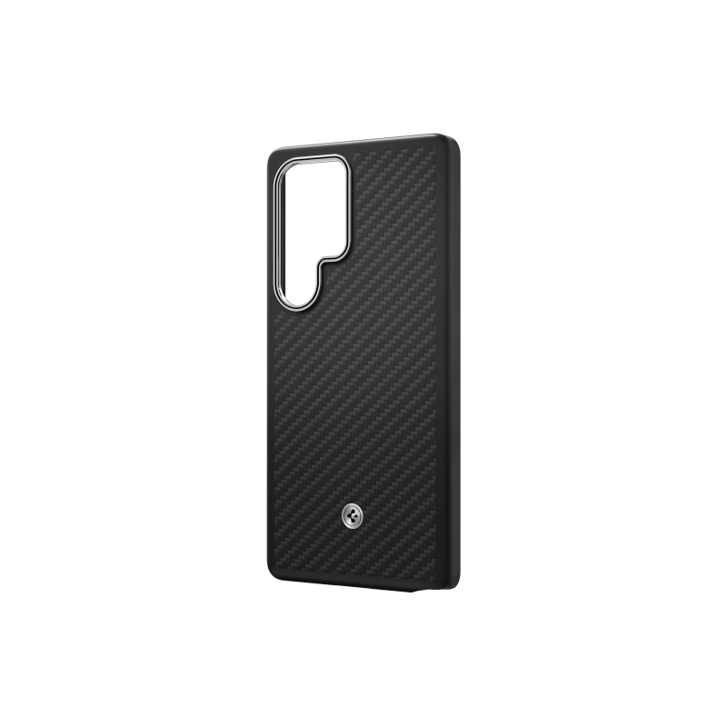 GP-FPS938PGA Samsung by Spigen Enzo Aramid Magnetický Kryt pre Galaxy S25 Ultra Black Silver