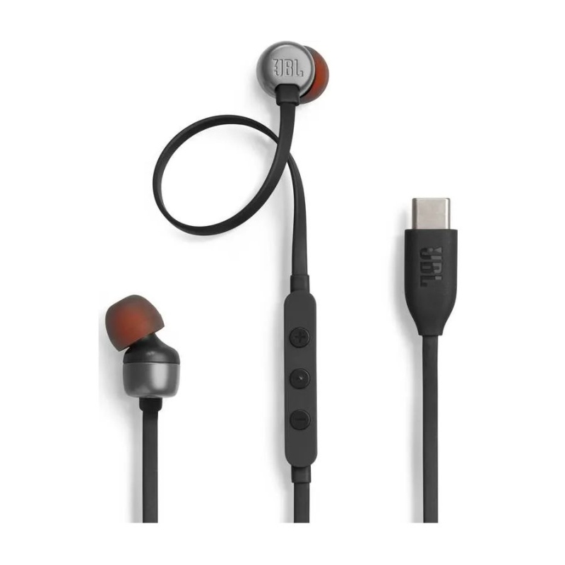 JBL Tune 310C In-Ear USB-C slúchadlá čierne