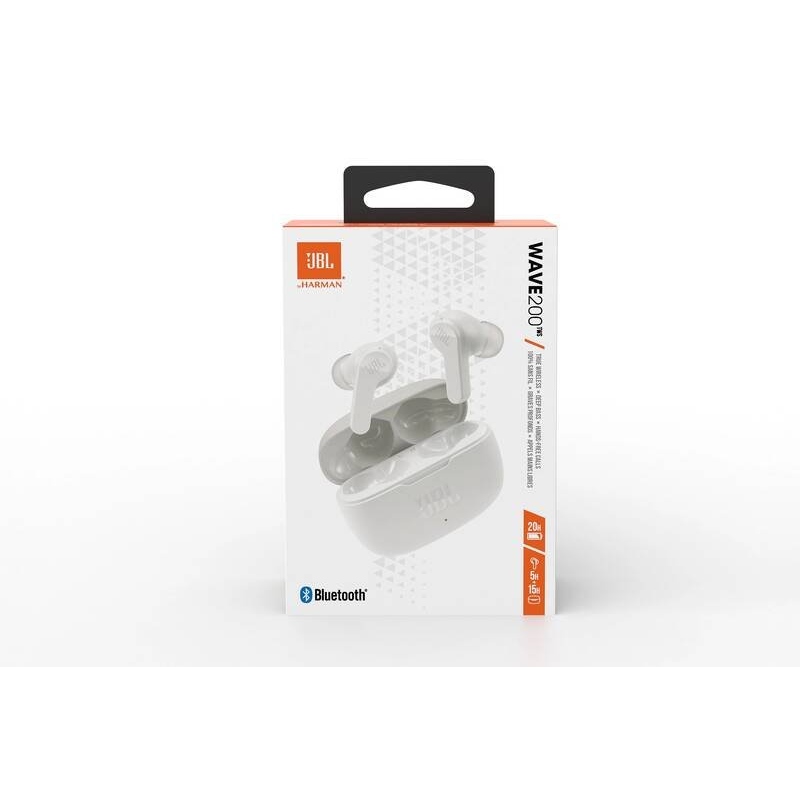 JBL Wave 200 Bezdrôtové Slúchadlá White