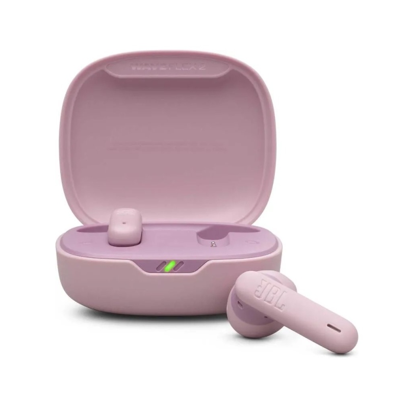 Bezdrôtové slúchadlá JBL Wave Flex 2 ružové