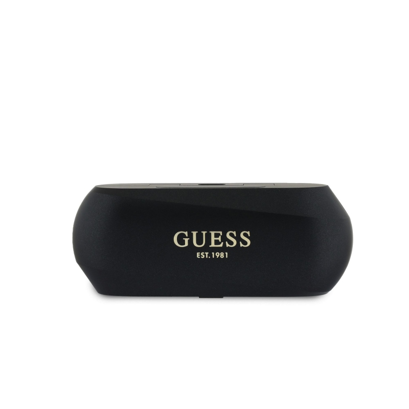 Guess Elongated Metallic ENC TWS Bezdrôtové Slúchadlá Black