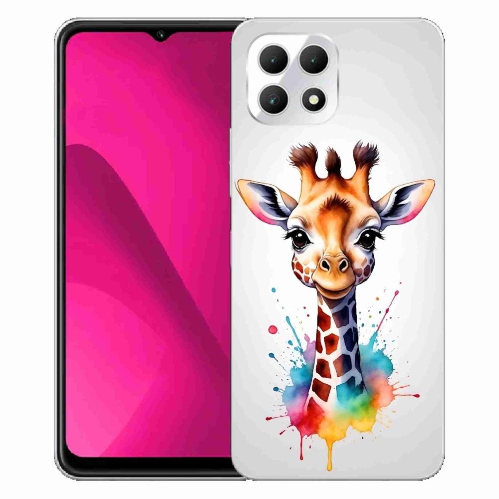 Gélový kryt mmCase na T-Mobile T Phone 2 - žirafa 1