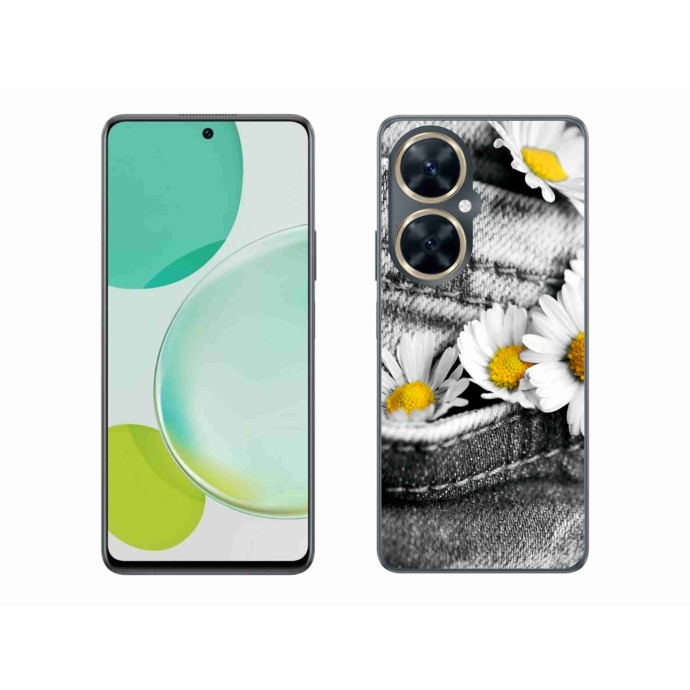 Gélový obal mmCase na Huawei Nova 11i - margarétky