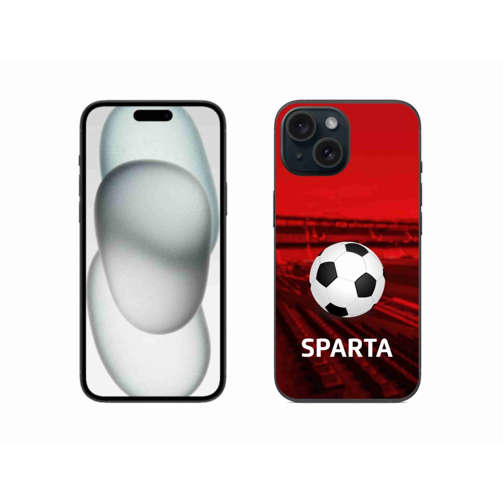 Gélový kryt mmCase na iPhone 15 - sparta 1