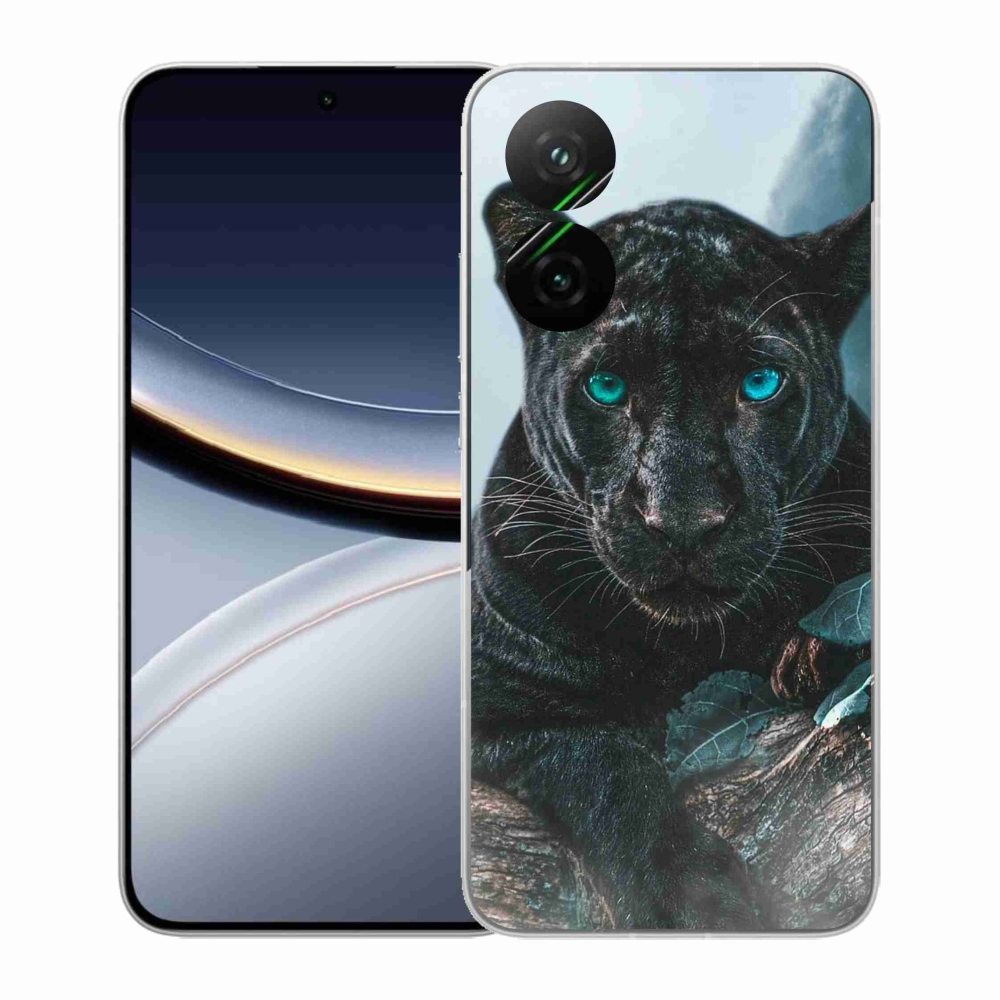 Gélový kryt mmCase na Xiaomi Poco F7 5G - čierny panter