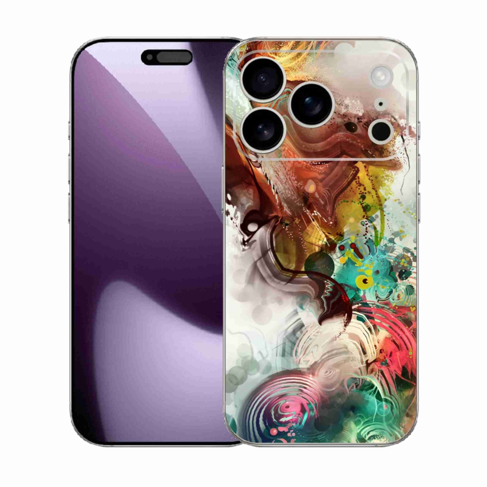 Gélový kryt mmCase na iPhone 17 Pro - abstrakt 1