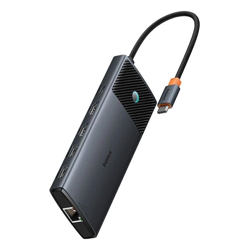 Dokovacia stanica Baseus Metal Gleam II Series 10v1 USB-C HUB Cosmic Black