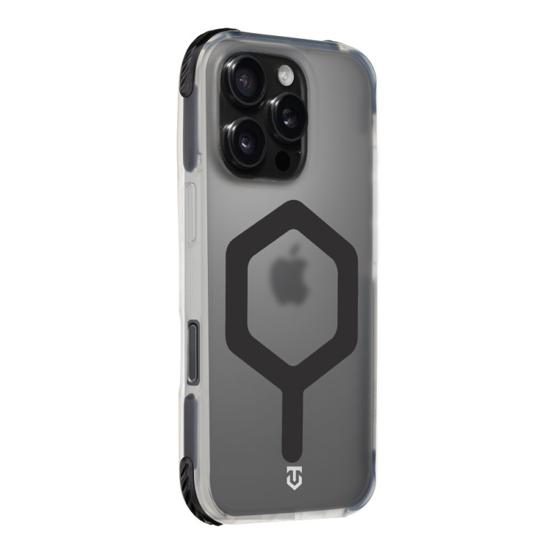Taktický kryt MagForce Hexagon pre Apple iPhone 16 Pro T-Black