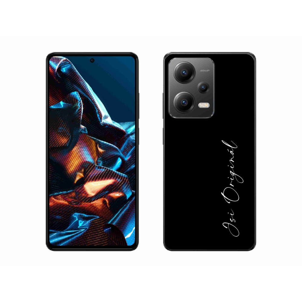 Gélový kryt mmCase na Xiaomi Redmi Note 12 Pro 5G - si originál čierne pozadie