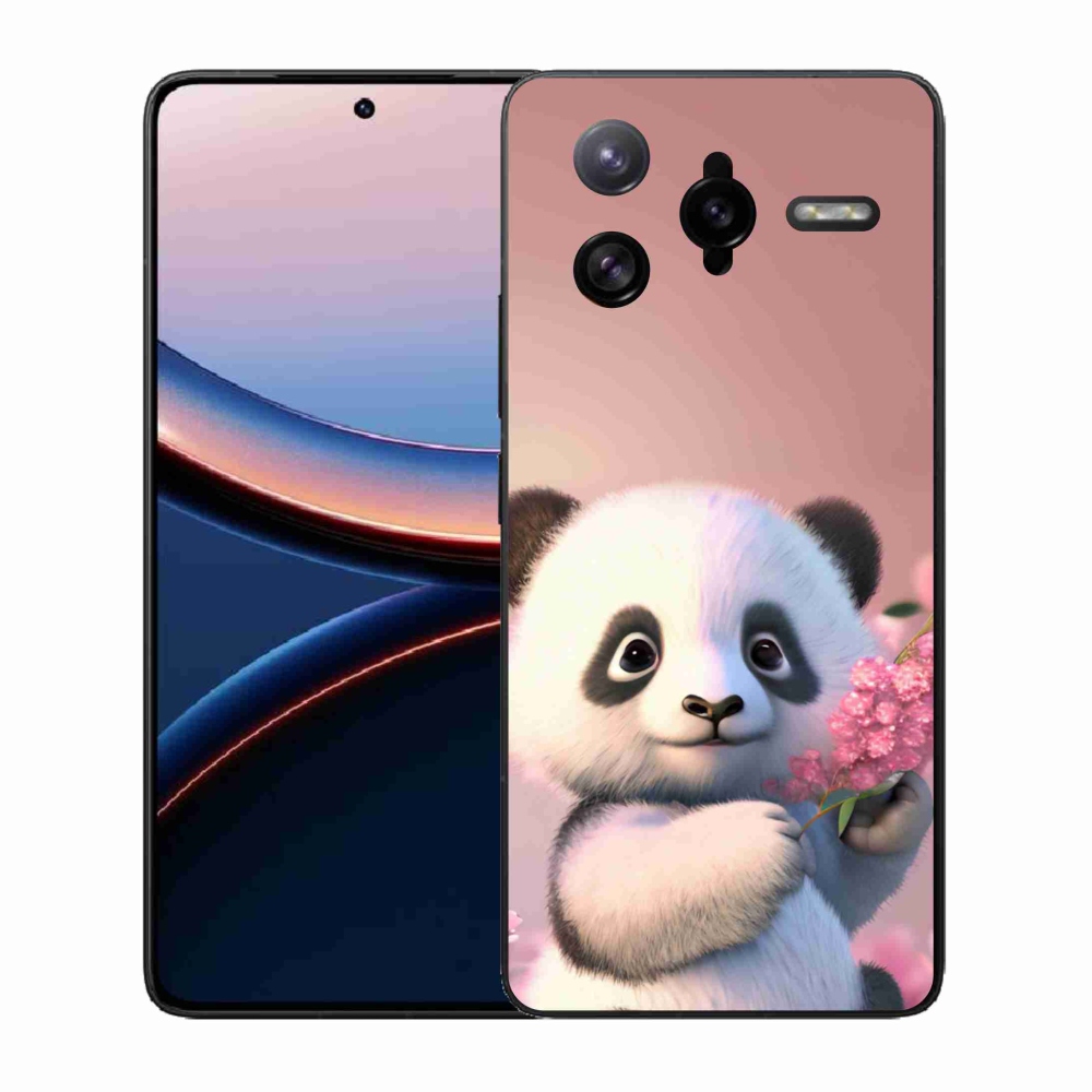 Gélový kryt mmCase na Xiaomi Poco F7 Ultra - roztomilá panda