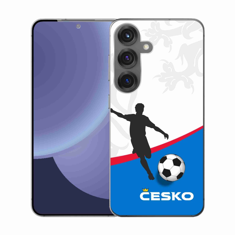 Gélový kryt mmCase na Samsung Galaxy S25 - futbal Česko 1