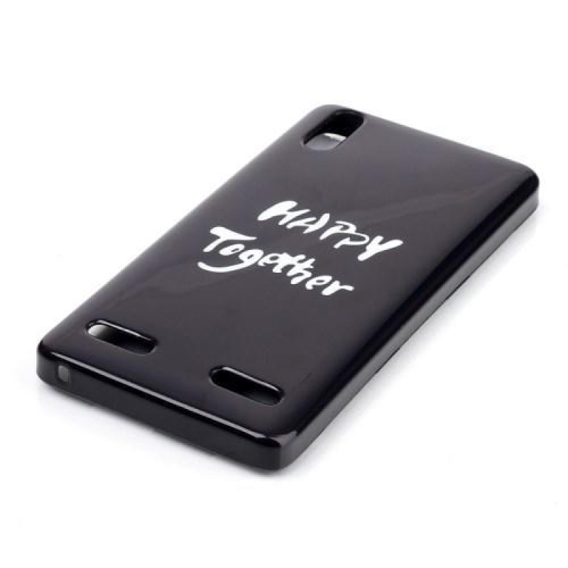 Jelly gélový obal pre mobil Lenovo A6000 - šťastie