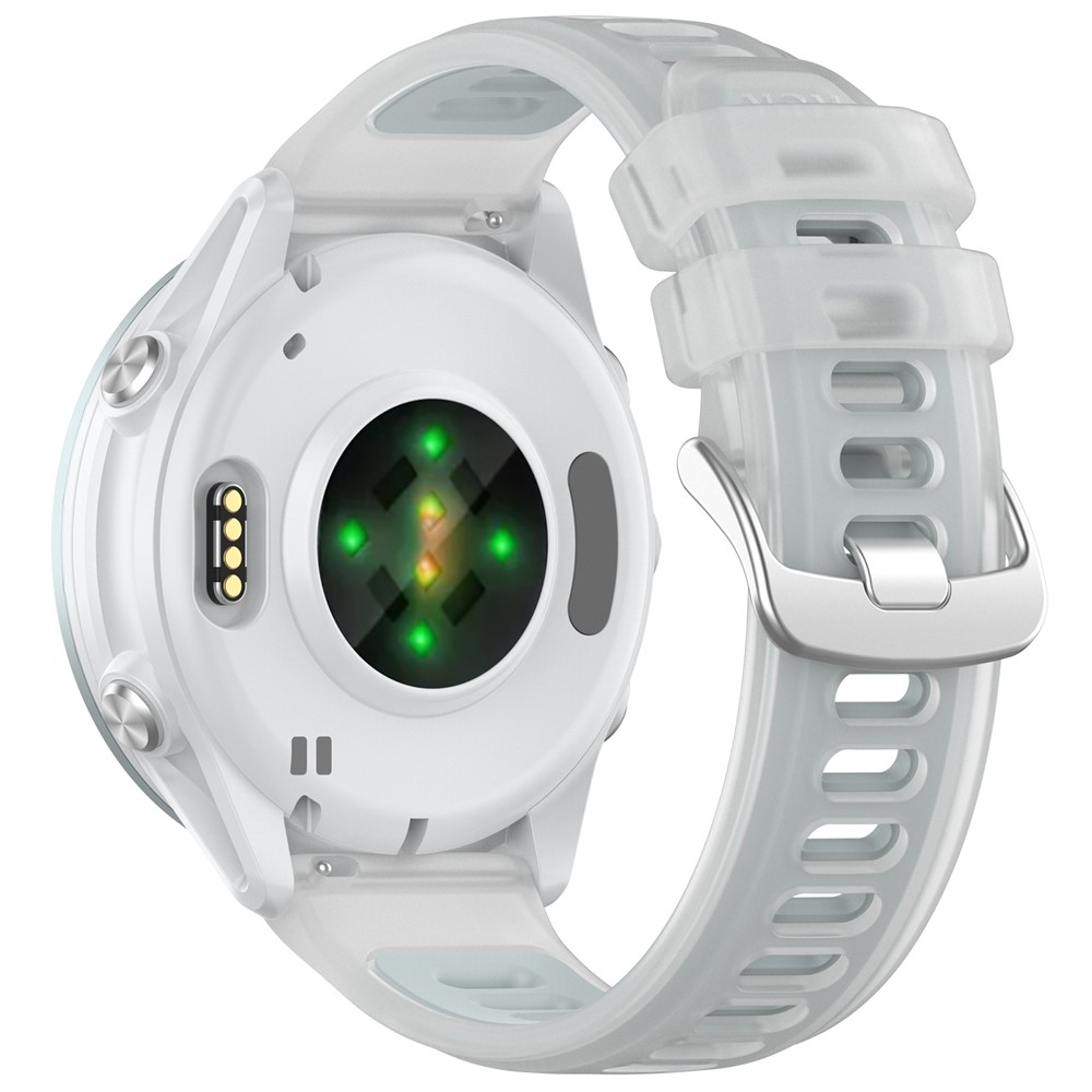 Jelly silikónový remienok na Garmin Forerunner 570 42mm - biely