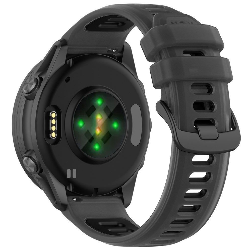 Jelly silikónový remienok na Garmin Forerunner 570 42mm - čierny