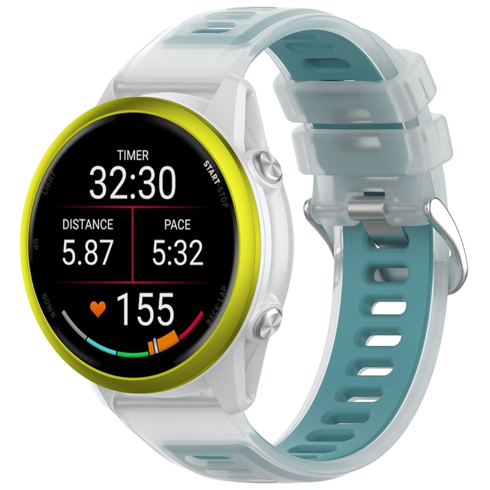 Jelly silikónový remienok na Garmin Forerunner 570 42mm - modrý