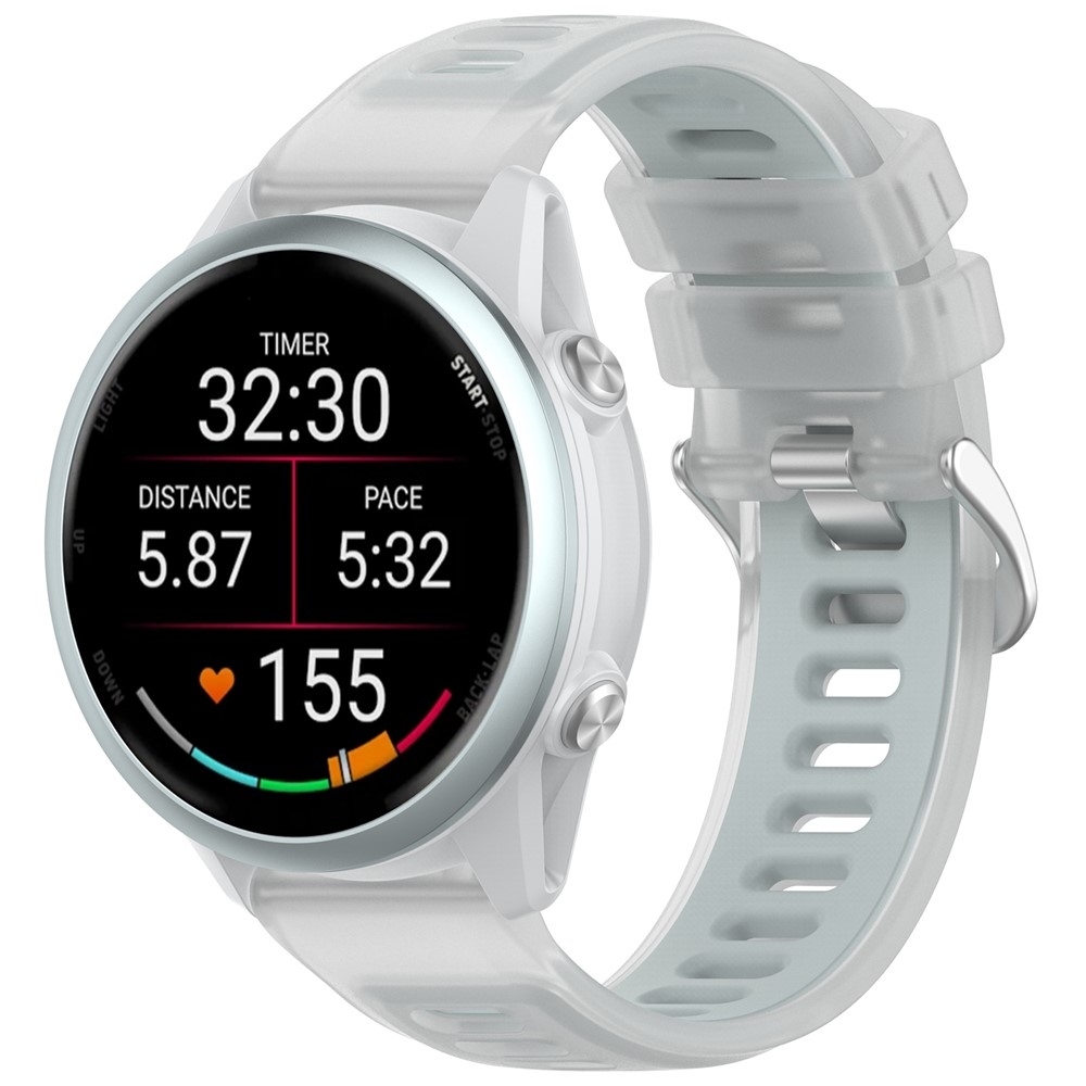 Jelly silikónový remienok na Garmin Forerunner 570 47mm/970/265 - biely