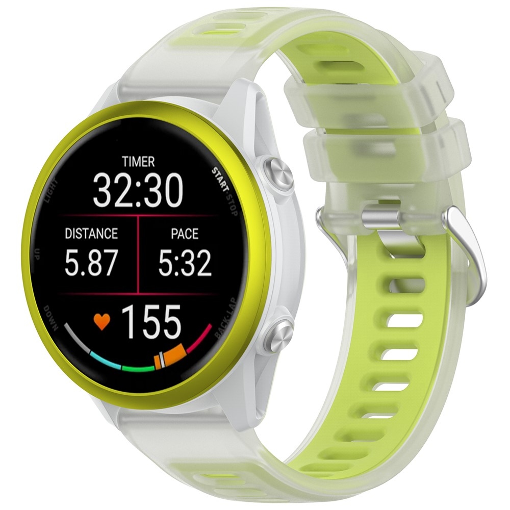 Jelly silikónový remienok na Garmin Forerunner 570 47mm/970/265 - zelený