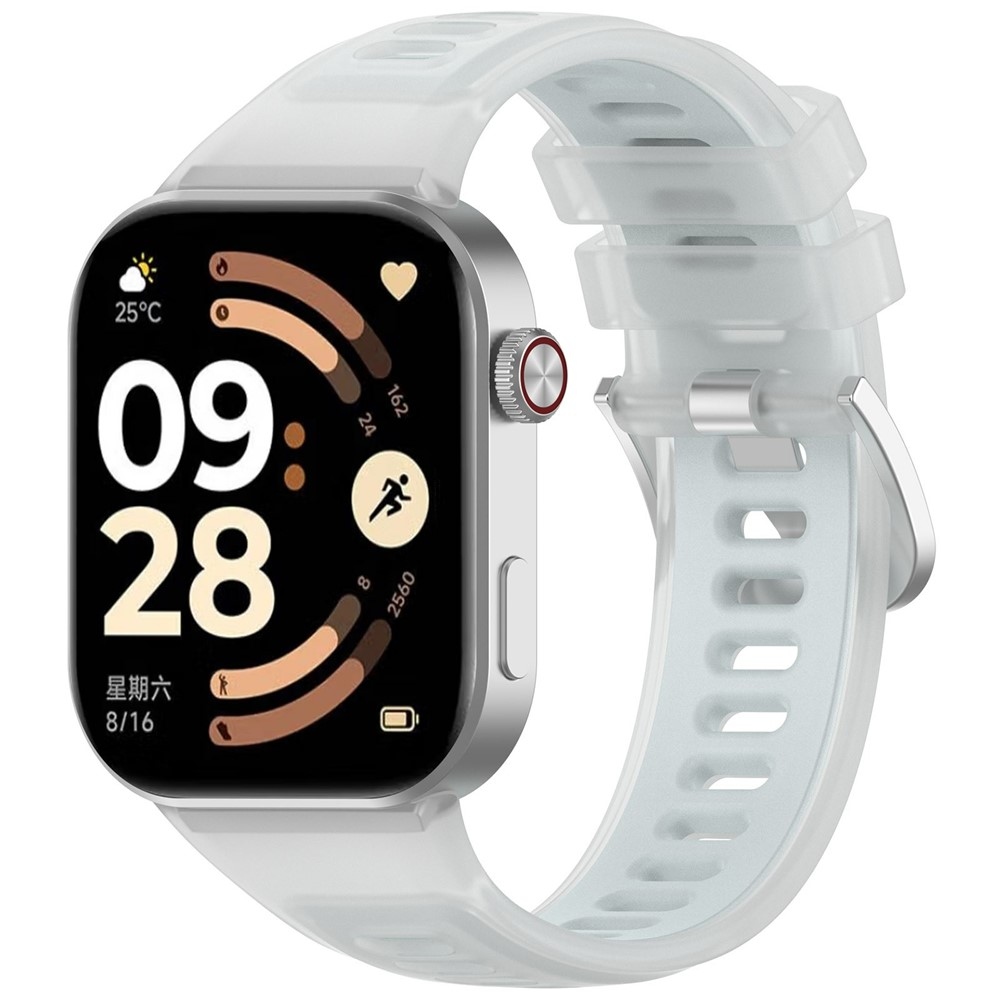 Jelly silikónový remienok na Xiaomi Smart Band 10 Pro/9 Pro/8 Pro/Redmi Watch 6/5/4 - biely