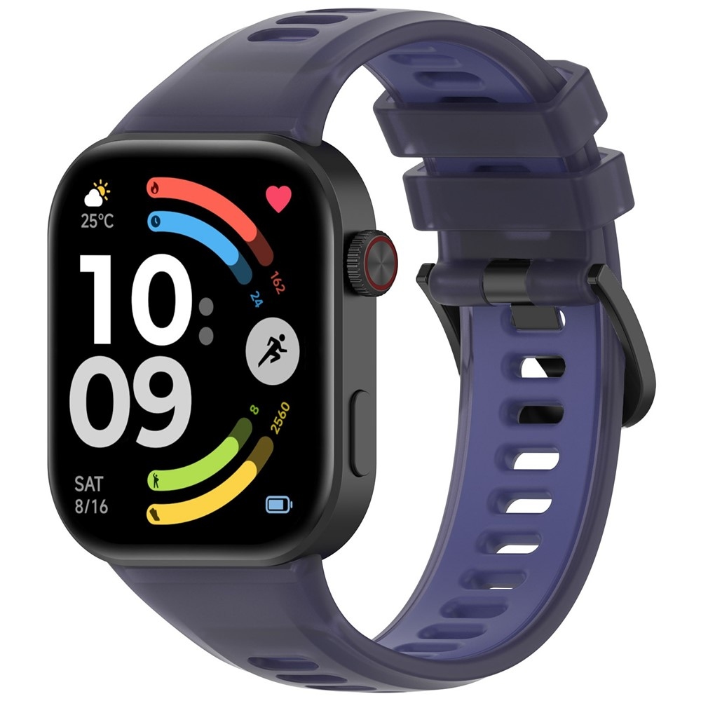 Jelly silikónový remienok na Xiaomi Smart Band 10 Pro/9 Pro/8 Pro/Redmi Watch 6/5/4 - fialový