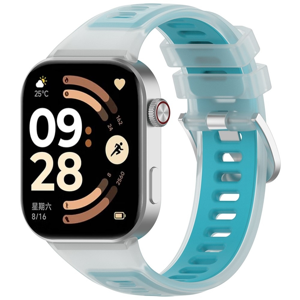 Jelly silikónový remienok na Xiaomi Smart Band 10 Pro/9 Pro/8 Pro/Redmi Watch 6/5/4 - modrý