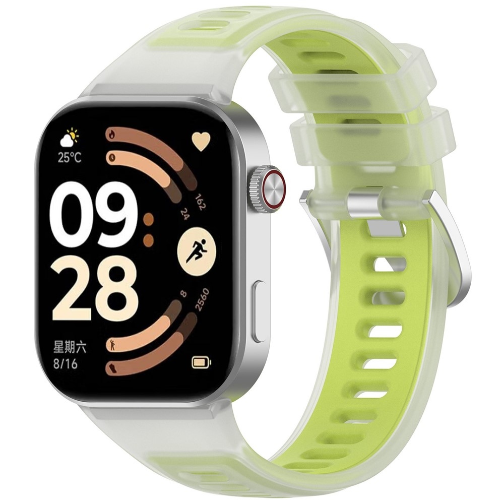 Jelly silikónový remienok na Xiaomi Smart Band 10 Pro/9 Pro/8 Pro/Redmi Watch 6/5/4 - zelený